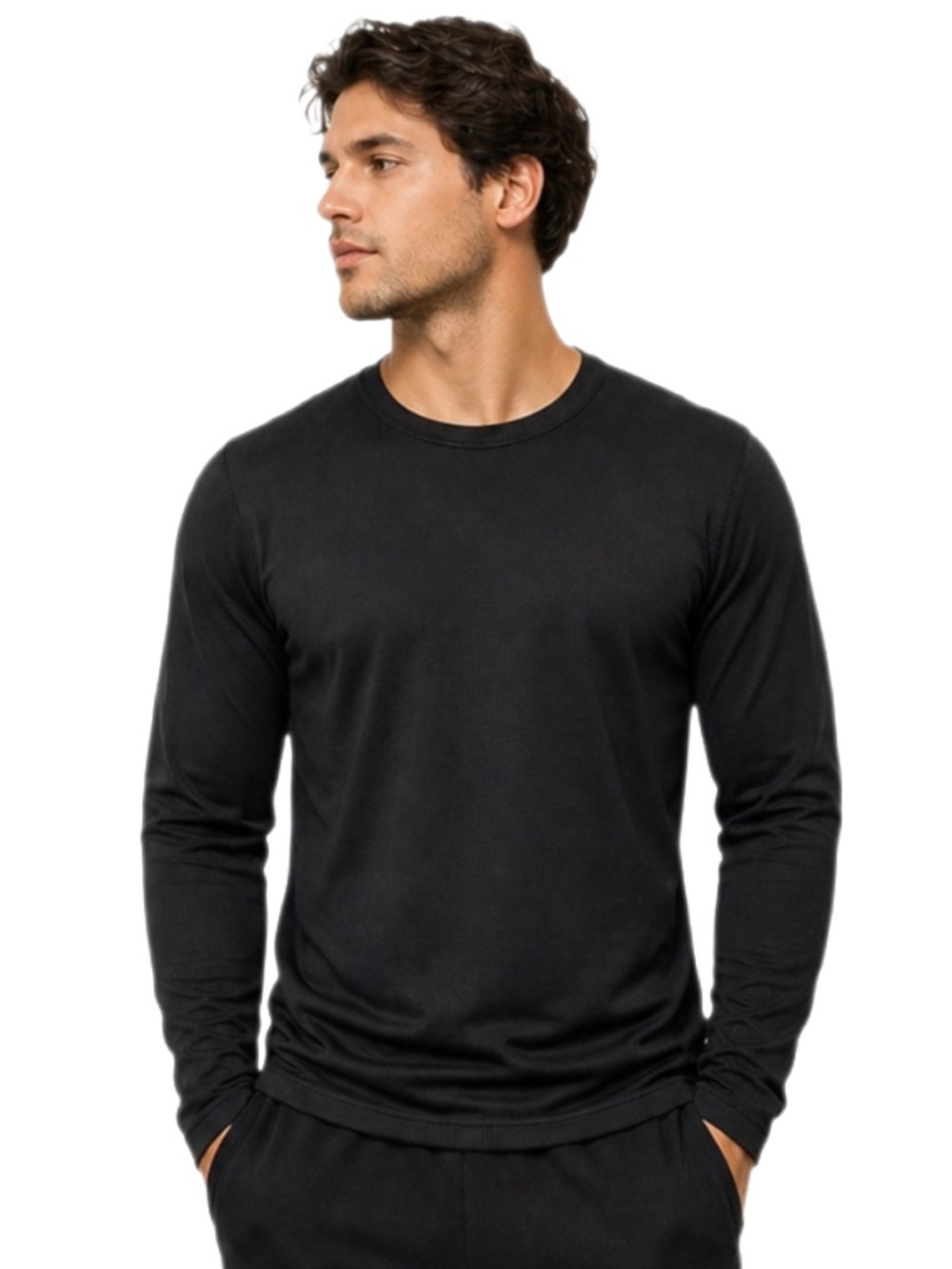 C9 by Champion Performance Baselayer Long Sleeve Shirt Black — Size L